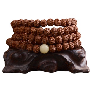 天然小金刚菩提子手串108颗原籽爆肉纹 男女士文玩佛珠念珠手链