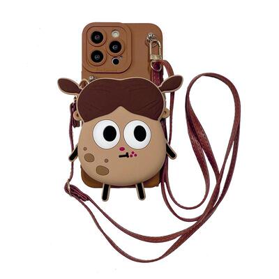 土豆精灵硅胶卡通包包手机壳
