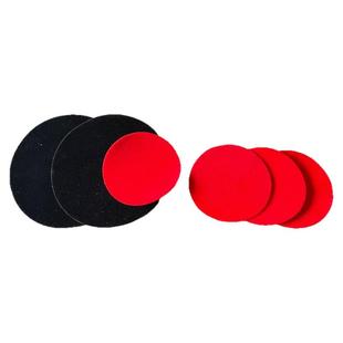 背胶绒布 自粘植绒布 带胶柜台布首饰盒加厚圆形不干胶黑色 绒布