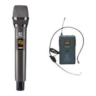 曼龙户外音箱用无线话筒调频手持麦克风耳麦领夹会议领导讲话唱歌