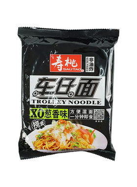 寿桃牌黑色xo酱味夜宵速食车仔面