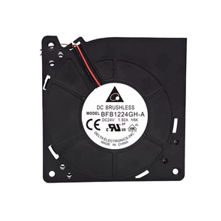 台达12032 DC12V24V涡轮鼓风机大风量烧烤炉风扇离心汽车冷风坐垫