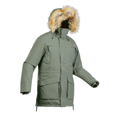 派克加厚外套迪卡侬冬季