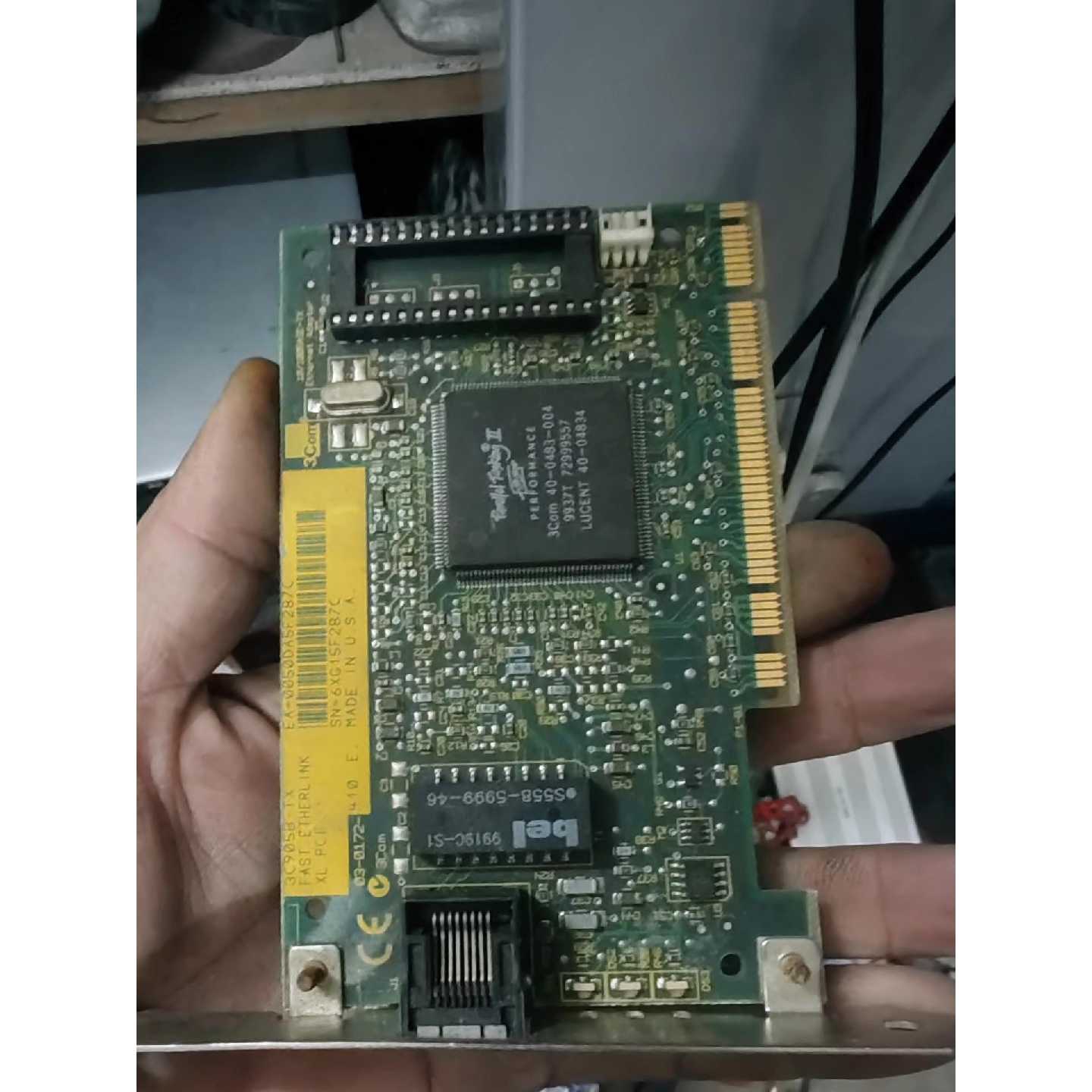 议价拆机3C905BTXNM3Com百兆网卡工控机服可维修