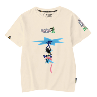 宝可梦传说ZA游戏甲贺忍蛙妖火红狐布里卡隆短袖T恤衫男女半袖体