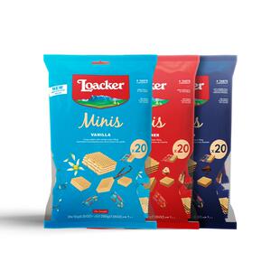 Loacker莱家进口威化饼干独立散装喜糖婚糖批发伴手礼休闲小零食