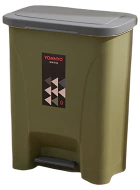 永耀脚踏式带盖大容量垃圾桶加厚
