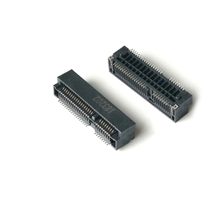 Mini PCIE硬盘接口52Pin 6.7HMsata插座LOTES得意AAA-PCI-073-P08