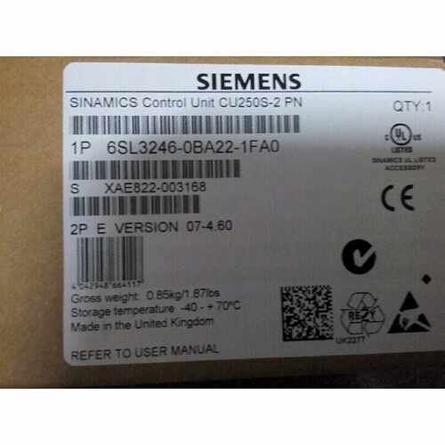 议价6SL3246-0BA22-1FA0西门子变频器G120控制单元6SL32460BA221F
