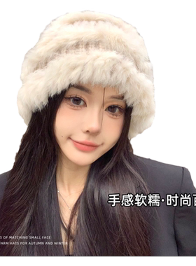 针织盆帽出游逛街韩版女