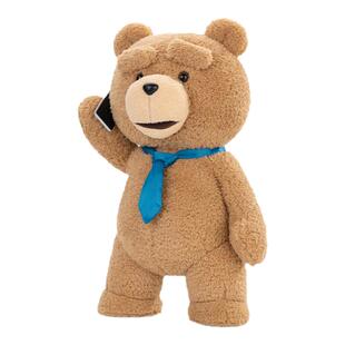 共鸣GONG Ted2泰迪熊1/2可动毛绒玩偶30CM 可替换表情可动骨架