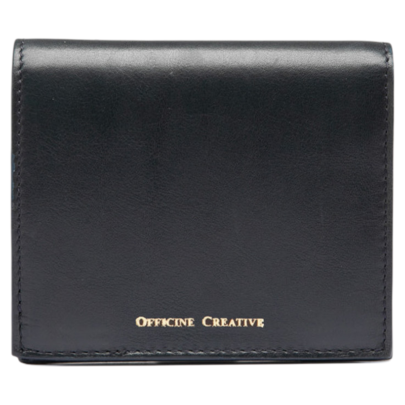 OFFICINE CREATIVE真皮纳帕皮翻盖标金Logo手工钱包 Poche 11