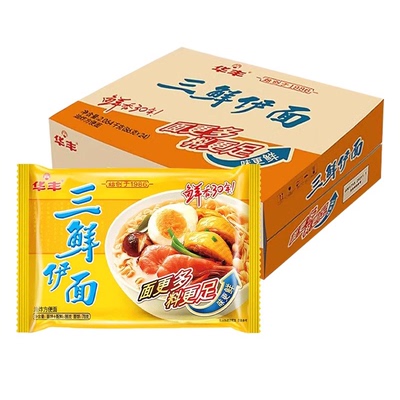 华丰三鲜伊面经典原味泡面