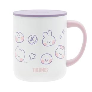 膳魔师LINEFRIENDS minini系列可爱吸管杯水杯咖啡杯弹盖保温杯