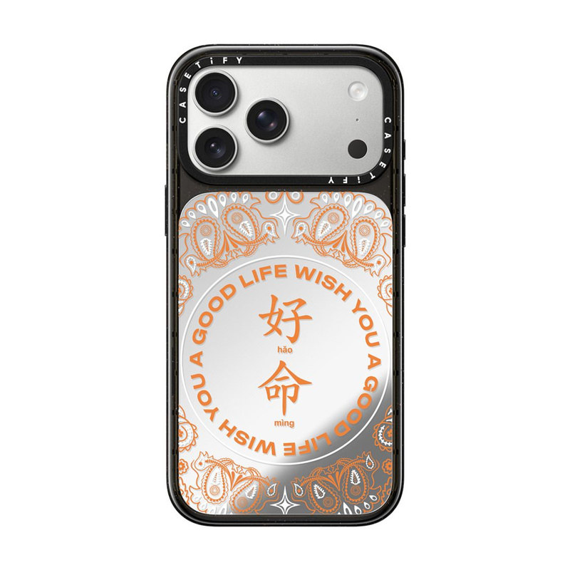 CASETiFY Wish You A Good Life 祝你好命 适用于苹果iPhone18ProMax/18Pro/17ProMax/17Pro镜面手机壳