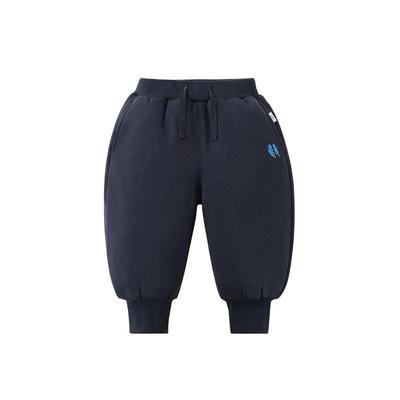 齐齐熊加厚双层绒裤子宝宝锁温