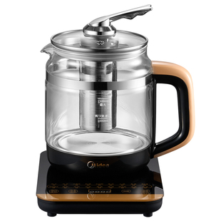 美的养生壶全自动加厚玻璃煎中药壶多功能煮茶器电水壶煲汤烧水壶