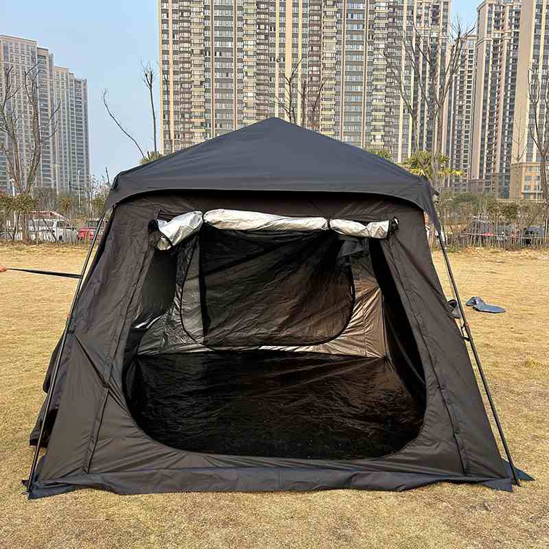 韩国热销SUV免搭建防水露营帐篷车尾延伸遮阳适合5-8人速开免搭