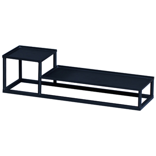 小博古架多宝阁简约现代日式铁艺紫砂壶架子小型桌面置物架展示架