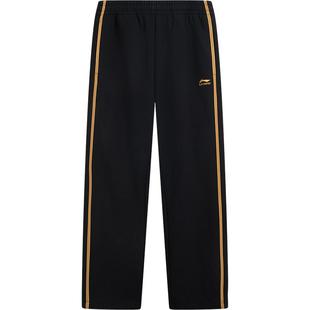 李宁热力裤丨卫裤男士校服裤子宽松冬季加绒保暖直筒针织运动裤