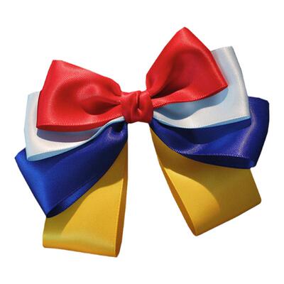 女孩百搭仙美红色发夹大蝴蝶结