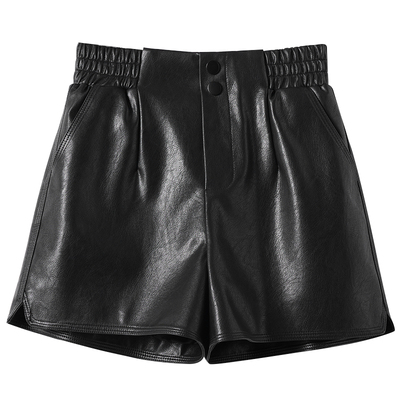 珞柔高腰短裤时尚夹棉