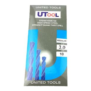 进口UTOOL加长麻花钻头2 2.1 2.2 2.3 2.4 2.5 2.6 2.7 2.8 2.9mm
