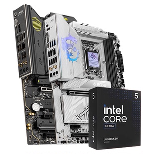 英特尔酷睿Ultra 5 245KF 搭微星B860M迫击炮Z890刀锋主板cpu套装