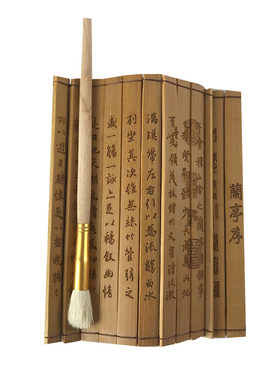 羊毫点子笔点树叶草坪花叶点梅花曾刚山水花鸟专用点子毛笔国画笔