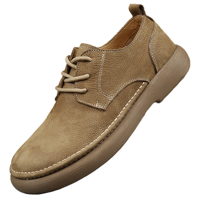 男士真皮头层牛皮鞋新款大头宽脚