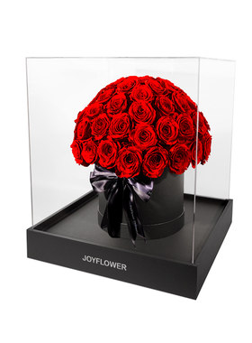 JoyFlower永生花玫瑰花桶抱抱桶