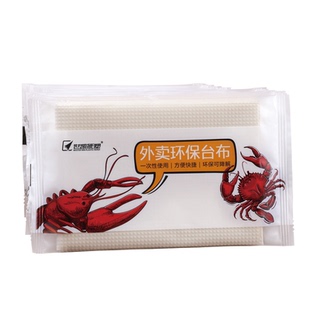 一次性桌布外卖餐饮防水防油野餐垫纸台布独立包装印LOGO台布定制