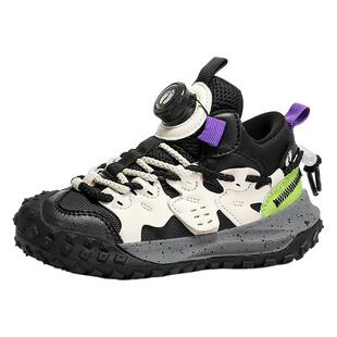 HANGTEN欢腾儿童运动鞋男童女童秋冬加绒二棉软底防滑男孩跑步鞋