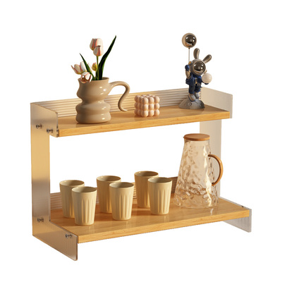 亚克力杯架桌面置物架餐桌台面杯子收纳架家用高级感轻奢水杯架子