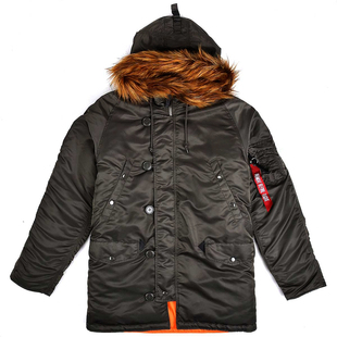 复古大衣男冬季加厚潮流ins港风原宿翻毛领棉服工装大码男士N3B