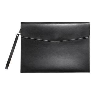 皮质文件袋A4商务收纳资料袋大容量韩版文件包扣防水大容量办公档案袋简约合同会议产检试卷怀孕收纳袋子定制