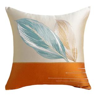 轻奢高档45x45沙发靠垫抱枕靠背垫罩抱枕套不含芯样板房客厅靠枕