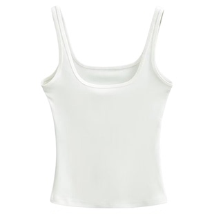 大方领背心吊带遮副乳纯色打底无袖内搭万能搭配简约基础款性感女
