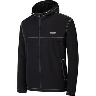 鸿星尔克外套男春秋男士运动加厚潮流防风衣男生连帽夹克男款上衣