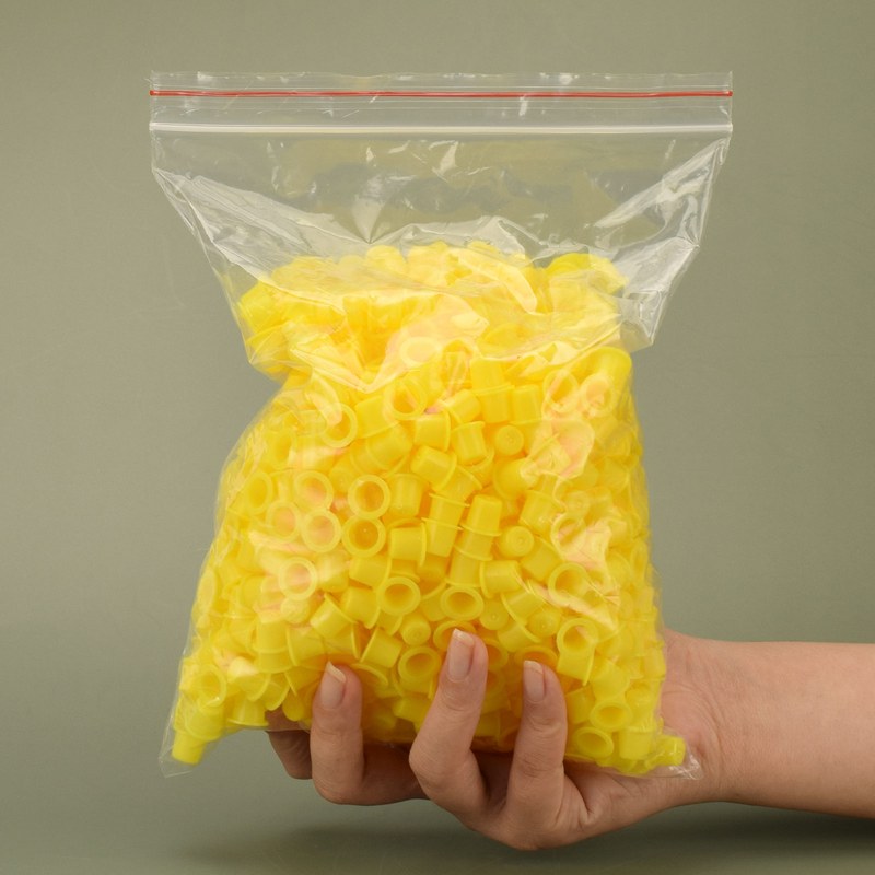 17纹身器材用品黄色蓝色大中小杯颜料色料1000杯一次性号个