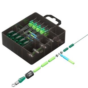 佳钓尼滑漂配件套装专用路滑钓线组矶钓路亚矶竿太空豆全套组合