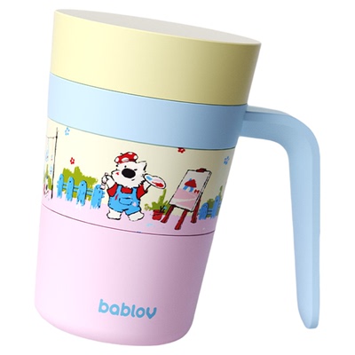 陶瓷涂层内胆办公室咖啡马克杯