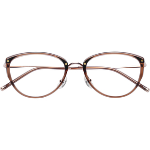 【李佳琦时尚春日上新】乐申时尚猫眼/椭圆书呆子眼镜女可配度数