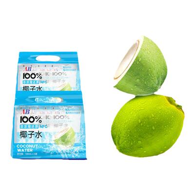 ABD100%椰子水袋装咖啡苹果汁
