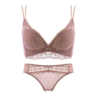 Triumph/黛安芬性感蕾丝内衣女小胸聚拢无钢圈收副乳显大文胸套装