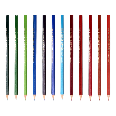 日本uni三菱铅笔油性彩色铅笔