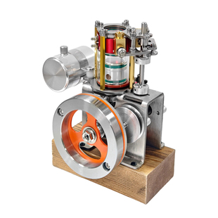 酒精发动机四冲程迷你内燃机科学物理实验模型创意机械玩具可启动