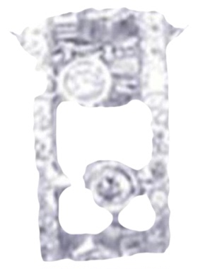 18K金露珠项链玫瑰金圆环