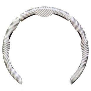 碳纤维纹汽车方向盘把套超薄防滑卡扣式半包方向盘把套思域特斯拉