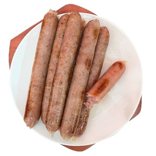 美式热狗肠黑椒肠速食商用烘焙肉肠烤肠黑椒烧烤早餐鸡肉原味